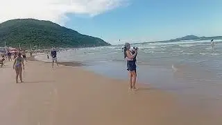 Terça-feira com praia cheia nos ingleses 