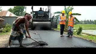 LGED road bituminous carpeting process 