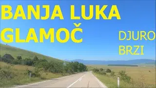 Баня-Лука - Гламоч 2К, дороги M16, R411, M5 и M15, июнь 2022 г.