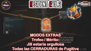 119. Trofeo / M&eacute;rito: Jill estar&iacute;a orgullosa Todas las cerraduras (Modos extras) 🎮 RESIDENT EVIL 2