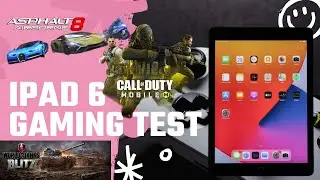 iPad 6 (2018) Gaming Test in 2025 ( Call of Duty Mobile, Asphalt 8 Airborne, World of Tanks Blitz )
