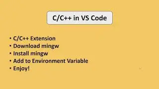 How to run C programs in VSCode ? (Windows)