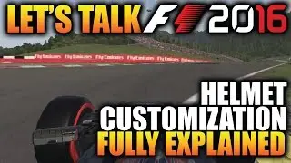 Helmet Customization Fully Explained, chrome helmets, unlimited colour | Let's Talk F1 2016