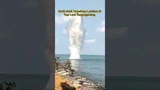 Ledakan di Tepi Laut ini Kagetkan Warga Tanjungpinang