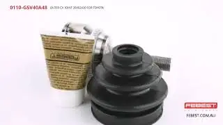 0110-GSV40A48 OUTER CV JOINT 26X62X30 FOR TOYOTA