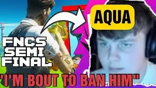 BENJYFISHY MRSAVAGE & LETSHE GET STREAM SNIPED BY AQUA IN TRIO FNCS! - FNCS SEMIS