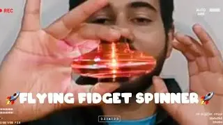 🌀 Flying Fidget Spinner Toy | Fun, Fast & Stress-Relieving! 🚀