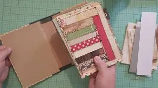 Junk Journal Tutorial - How I Sew Signatures Into a Book Spine