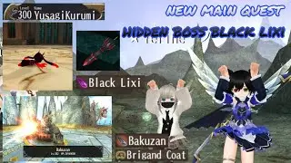 Toram online - new main quest boss bakusan hidden boss black lixi review + cap lvl 300 - yusagi