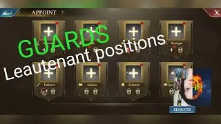 Muffin GoG - Guards - leautenant positions - Guns of Glory