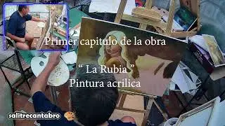 Primera Parte de la Obra acrilica de 