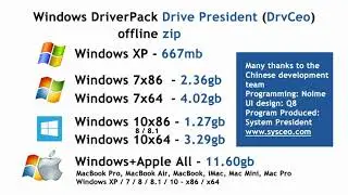 DrvCeo 2.19 -  offline DriverPack for Windows 11/10/8.1/8/7/XP (x86/x64) [2025-04-03 ENG]