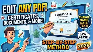 PDF Edit करना सीखें  | How To Edit A PDF | How To Edit A Scanned PDF File | Systweak PDF Editor
