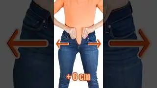 Trick to Upsize Jeans at the Waist! #1 Miarti 🧵✂️