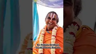Sri Vitthala Giridhari Parabrahmane Namaha - Vishnu Padma Charan Dasi #devotional  #bhaktimarga