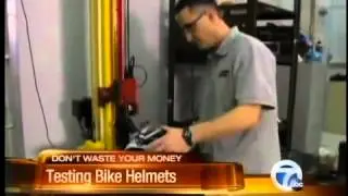 Testing bike helmets