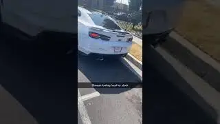 21&rsquo; Stock Camaro ZL1 cold start.