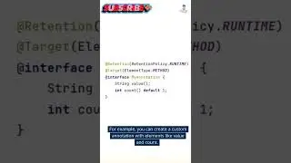 Java Custom Annotations: Adding Metadata to Enhance Program Elements