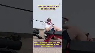 ⏬ ER 90&deg; Eccentrics (Front) #shoulderstability #shoulderpain #fixshoulderpain #comebackperformance #