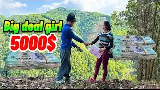 Young woman shocks everyone by spending $5,000 to buy hillside land!