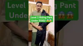 Best Level 2 Riding pant. Budget Riding gears.E20 petrol.Scala Gears. Musafirr. #1m