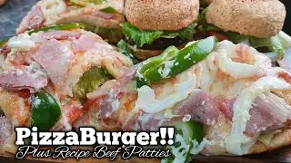 PizzaBurger with Burger Patties recipe by mhelchoice Madiskarteng Nanay