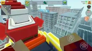 Block city wars Going on santa sleigh/ice castle! !!!!