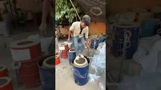 Tandoor Making in 10mins🔥😱 #ytshorts #streetfood #viral #shortsfeed