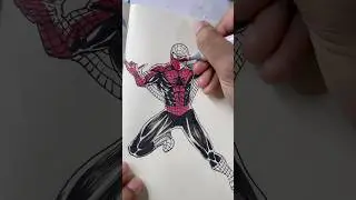 Amazing fantasy Spider-Man ✍️🔥 #amazingfantasy15 #spiderman #comicart #inksketch #copicmarkers
