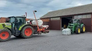 CLAAS ARION 460 & JOHN DEERE 6330 PREMIUM. Siew Kukurydzy na GÓRACH !!! Precyzja KUHN MAXIMA 3 !! QQ