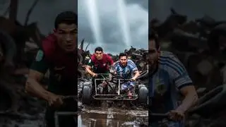 MBAPPE & NEYMAR vs THE KINGS 👑 #FootballDrama #messi