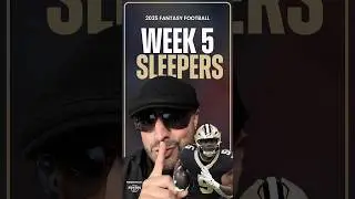 3 SLEEPERS You Need To Add Ahead of Week 5 in the NFL!  #shorts