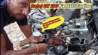 CT 100 Half Engine Fitting !! 🧑‍🔧Puri property kaise #ct100 #ct100halplf #ct100enging