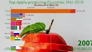 Top Apple Producing Countries worldwide | Apple production worldwide |  Top 10 |