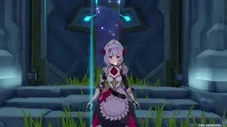 Easy Level 90 Clear Pool & Mountain Cavern Artifact Farm ft. Noelle & Friends (Genshin Impact)