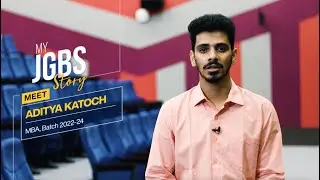 Aditya Katoch: Elevating his career with an MBA at JGBS
