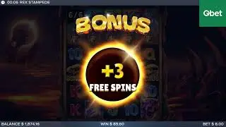 Rex Stampede Jackpot win!