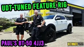FEATURE VID:  Paul's BT-50 4JJ3 - see what a lock-up kit does to driveability!