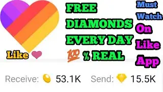 How To Get Free Diamonds On Like App by Pawan / Like app pr free diamond kase paaye
