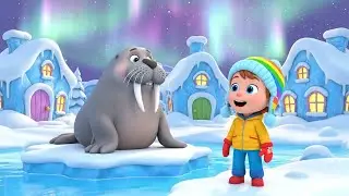 Wally Walrus Sings &ldquo;La La&rdquo; with Seals 🦭🎶 | 3D Animated Nursery Rhyme for Kids