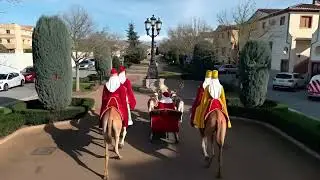 Los Reyes Magos y Papá Noel en la Guía de Atarfe.