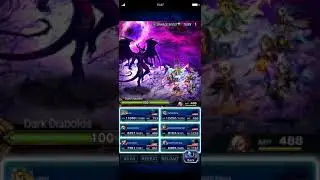 [FFBE] Dark Visions Diabolos - Starlight Elena LB on turn 3 (dmg cap)
