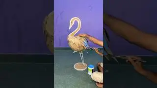 3d cardboard birds 🦢 for home decor #crafts #birds #DIY #fun #make