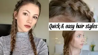 3 quick and easy hair styles | heyitshope