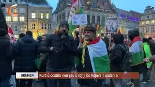Dosya Taybet  | BREMEN | Kurd û dostên xwe şev û roj ji bo Rojava li qadan e