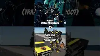 IRON HIDE VS PICKUP TRUCK ROBOT