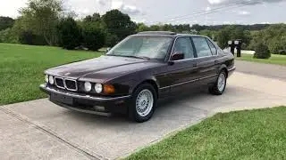 1991 BMW 750iL Drive By Video ***SOLD***