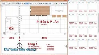 Tính dự toán xây dựng trong Sketchup