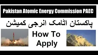 How to apply Pakistan Atomic Energy Commission PAEC Jobs