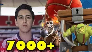 🔥Pompeyo4 Gameplays 7000+  👈 Balloon GOBLIN CAGE DECK - Clash Royale